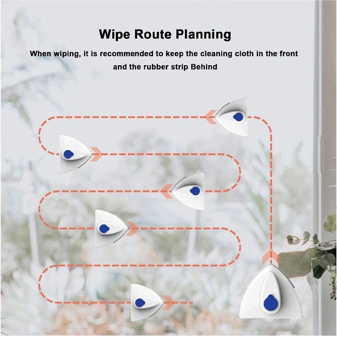 Magnetic Window Cleaner Double Sided Indoor Outside Glass Magnet Washer — image 5