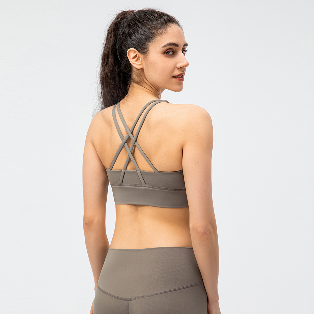 Title 6, Cross backless strakke fitness yoga sportbeha v...