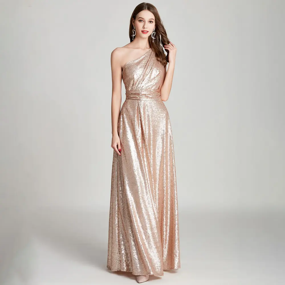 Large Bridesmaid Dress Banquet Dance Host Evening