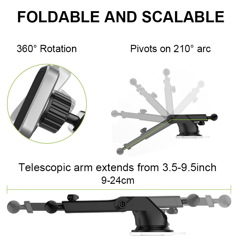 Magnetic Suction Car Navigation Mobile Phone Bracket - Image 5