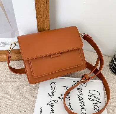 Vintage one shoulder messenger bag Brown - Shop at LoveMi