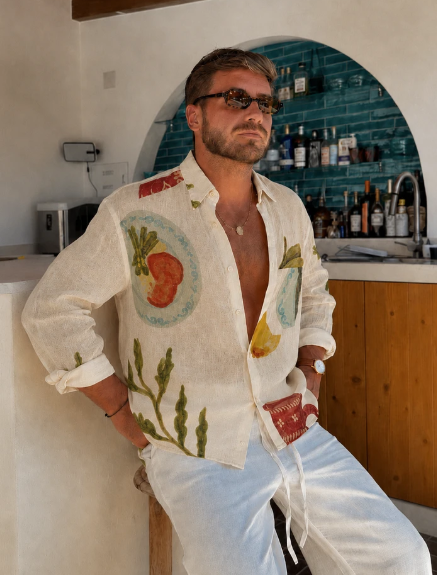 Men's Alentejo Still Life Print Shirt