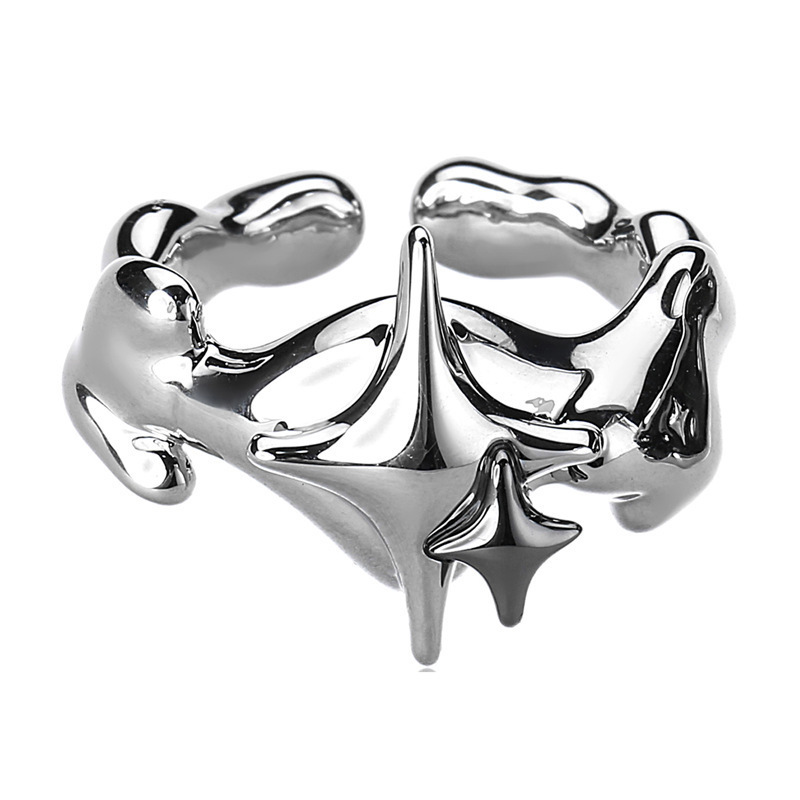 Title 2, Fashion Cosmic Star Awn Ring, an elegant women...