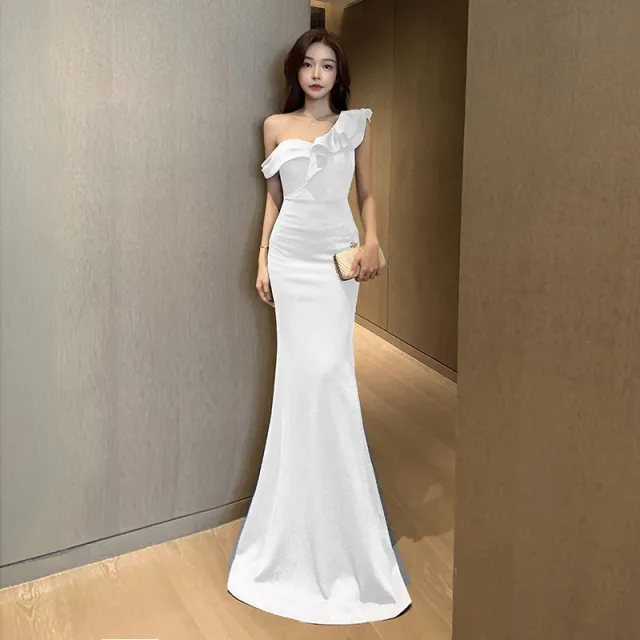 Party Temperament Celebrity French Style Small Dress White - Shop at LoveMi