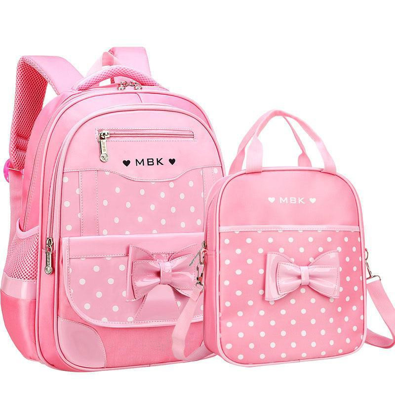 Korean Style Elementary School Bag, Children's Trolley School Bag Pink - Shop at LoveMi