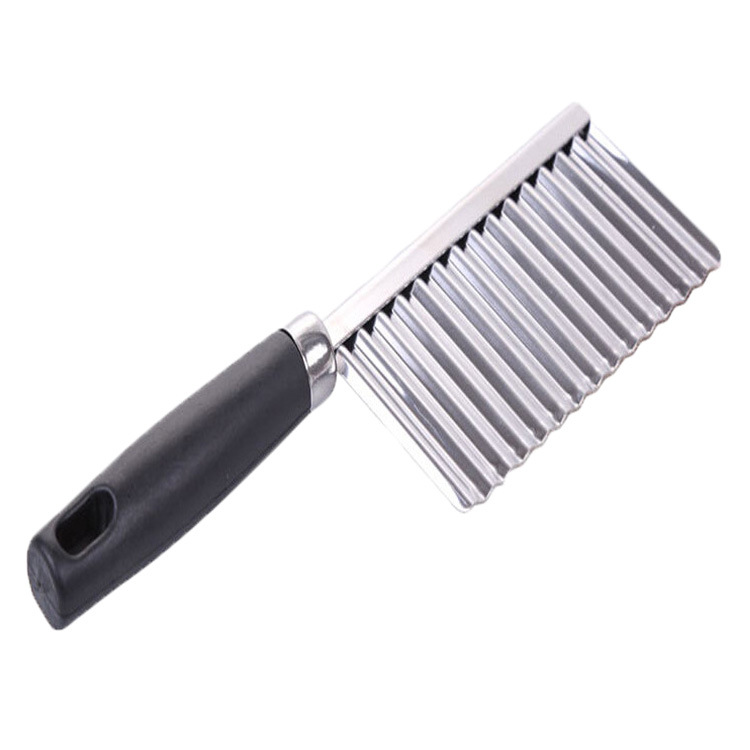 Title 4, Stainless Steel Wavy Fries Potato Cutter