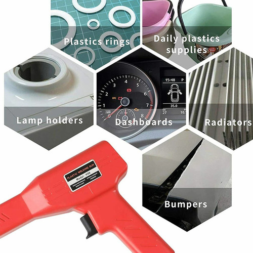 Stapler Car Bumper Fender Welding Welder Gun Plastic Kit Repair With Staples — image 8