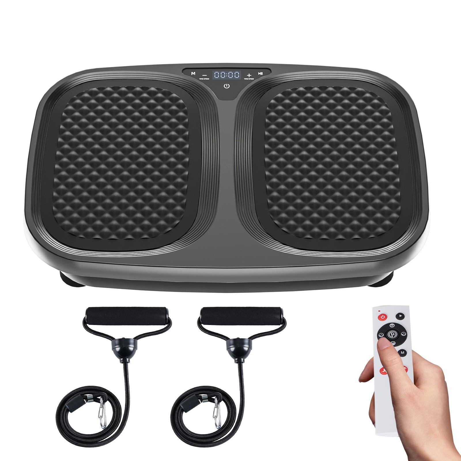 Vibration Plate Fitness Machine Full Body Exercise Platform Home Gym Trainer
