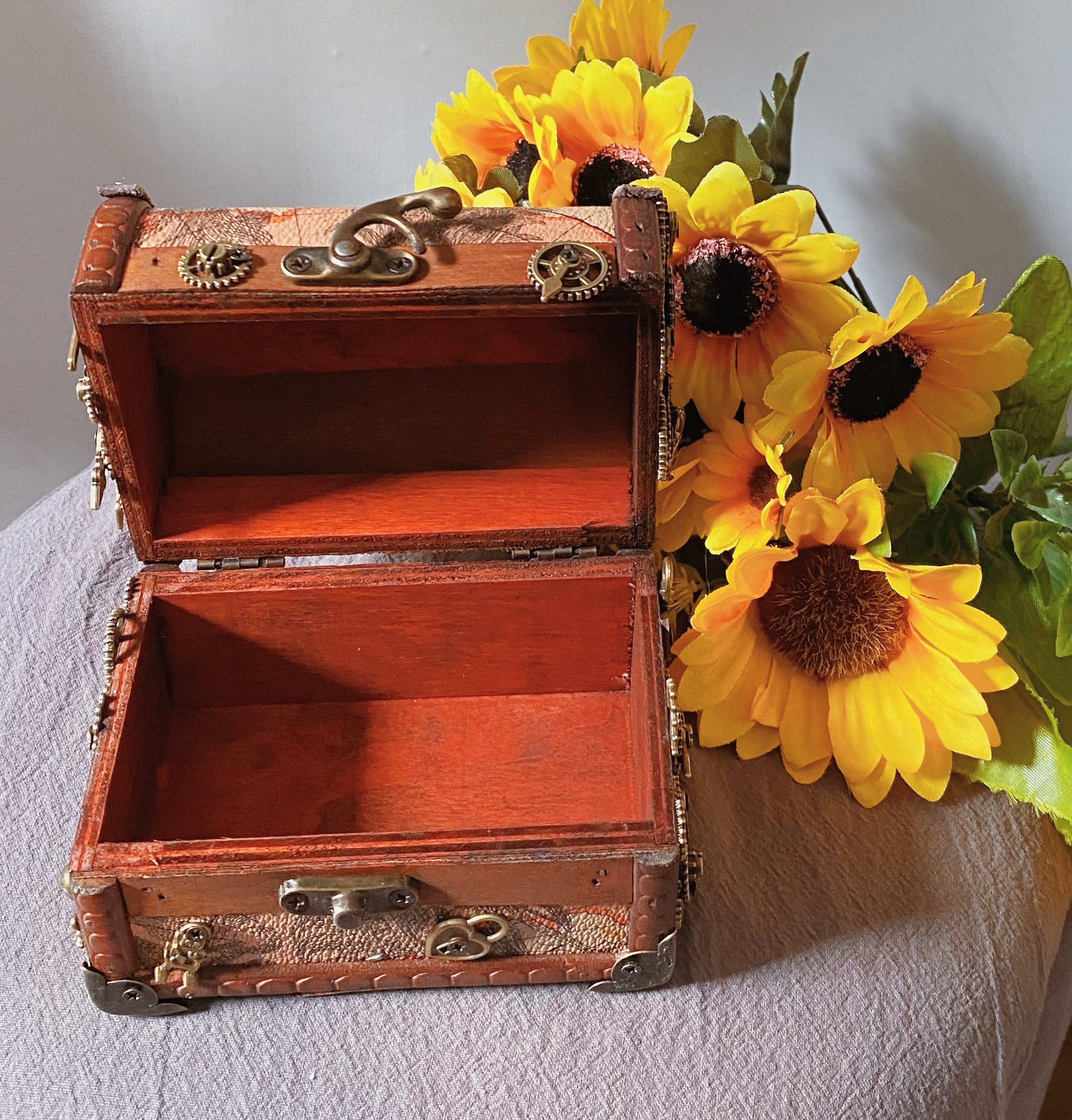 Title 3, Storage DIY handmade jewelry wooden box