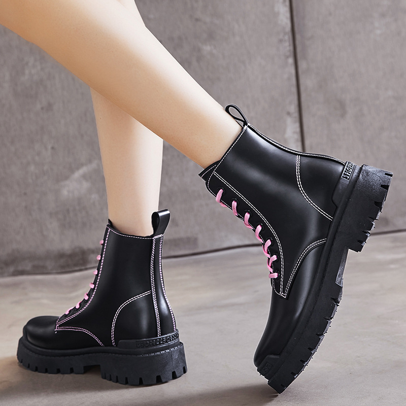 Title 2, Britische Martin Boots High-Top Damen Lederschu...