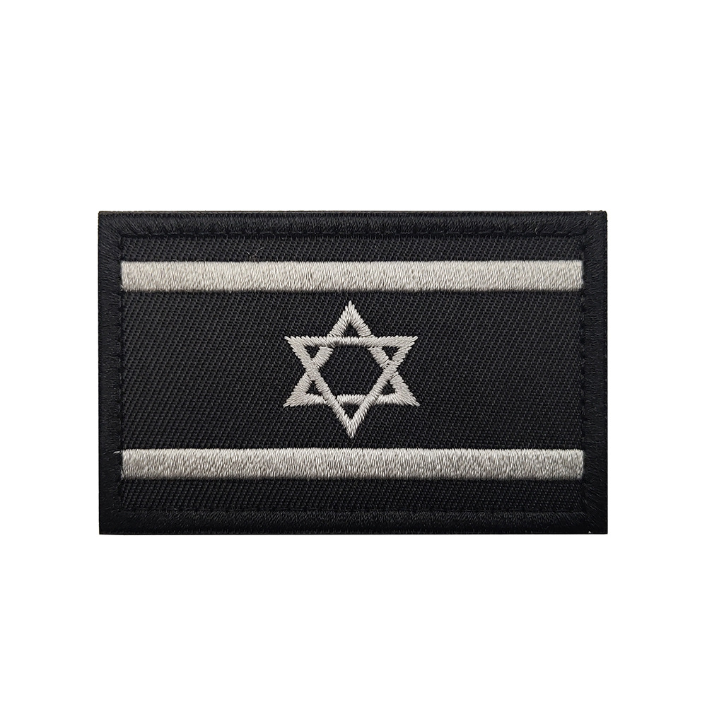 Flag Embroidery Velcro Badge Banner Class Patch Punisher — image 1
