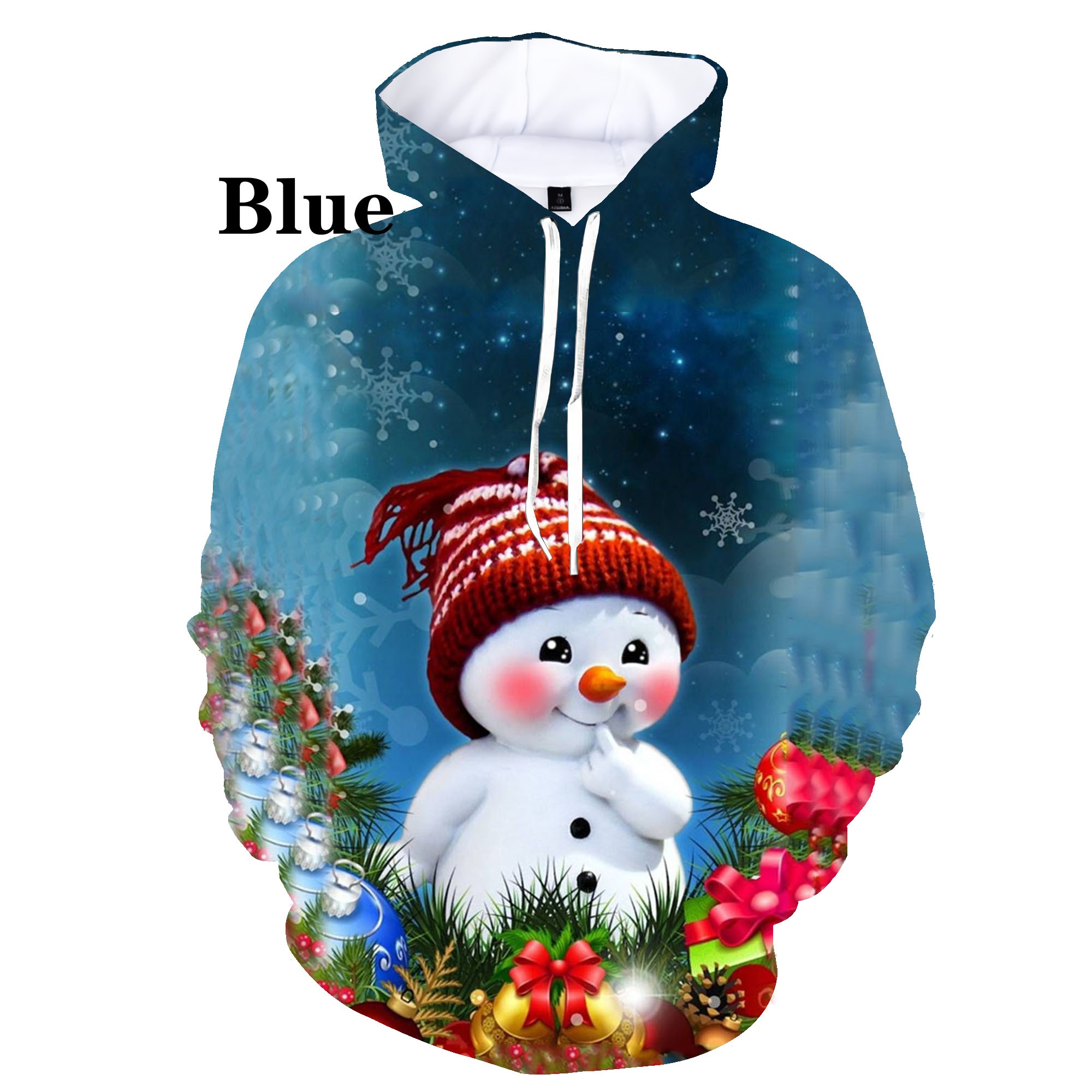 Title 8, Kerst 3D digitale print casual losvallend sweat...