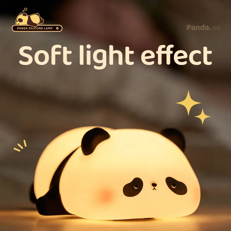 Panda Soft Silicone Eye-Protecting Night Light