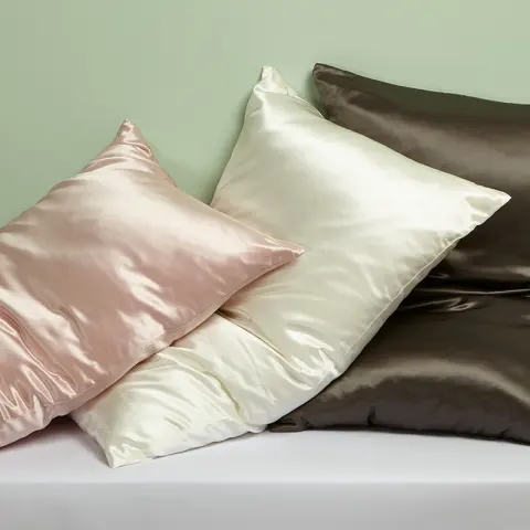 22m Pillowcase Solid Color 100 Silk Pillow Towel Can
