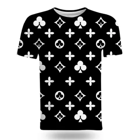 Summer 3d Printing Casual Men's T Shirt