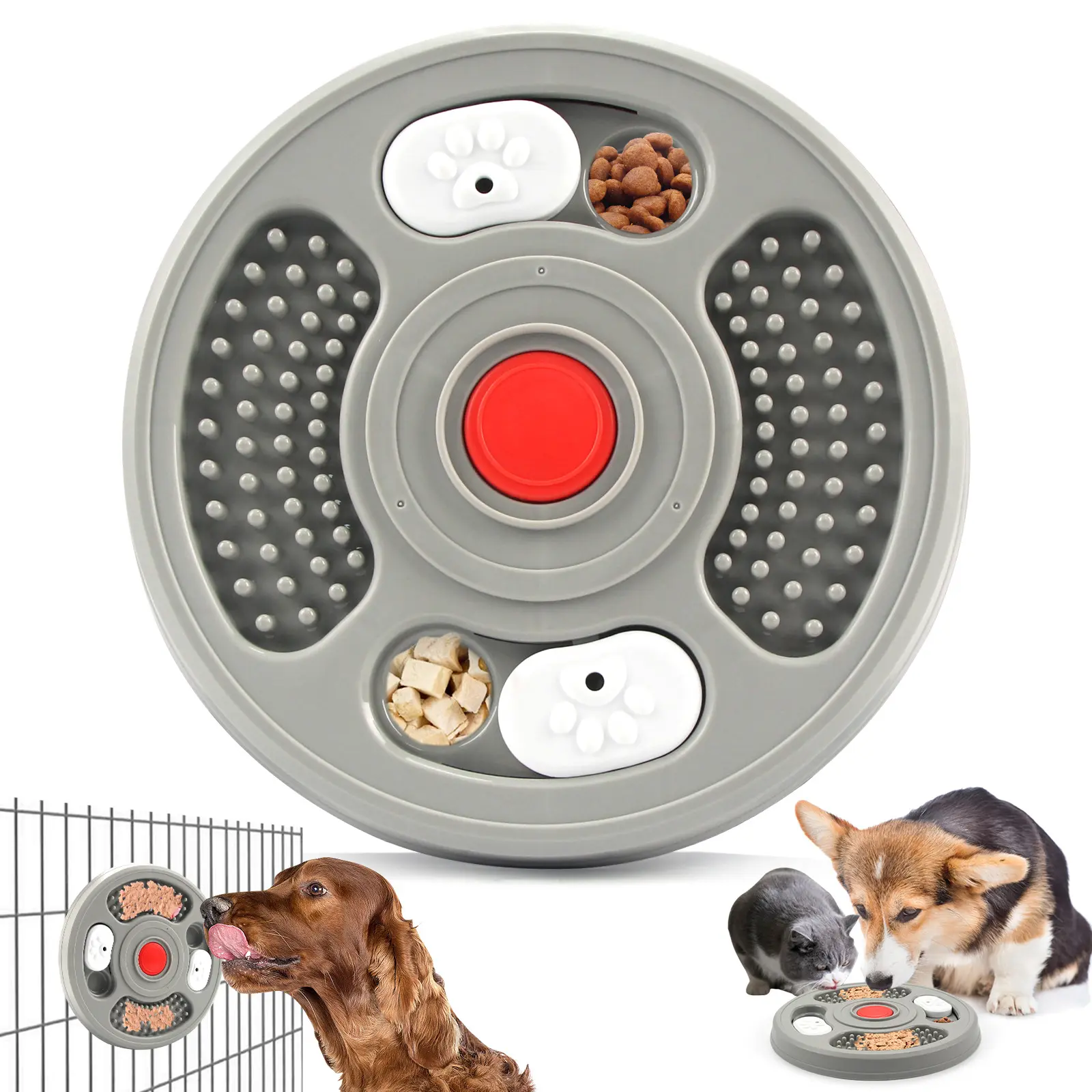 Dog Slow Feeder Device Pet Anti Suffocation
