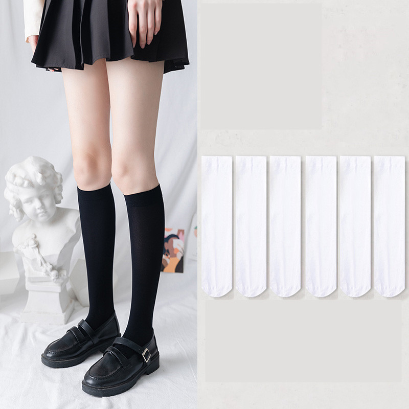 Calf socks white6pairs