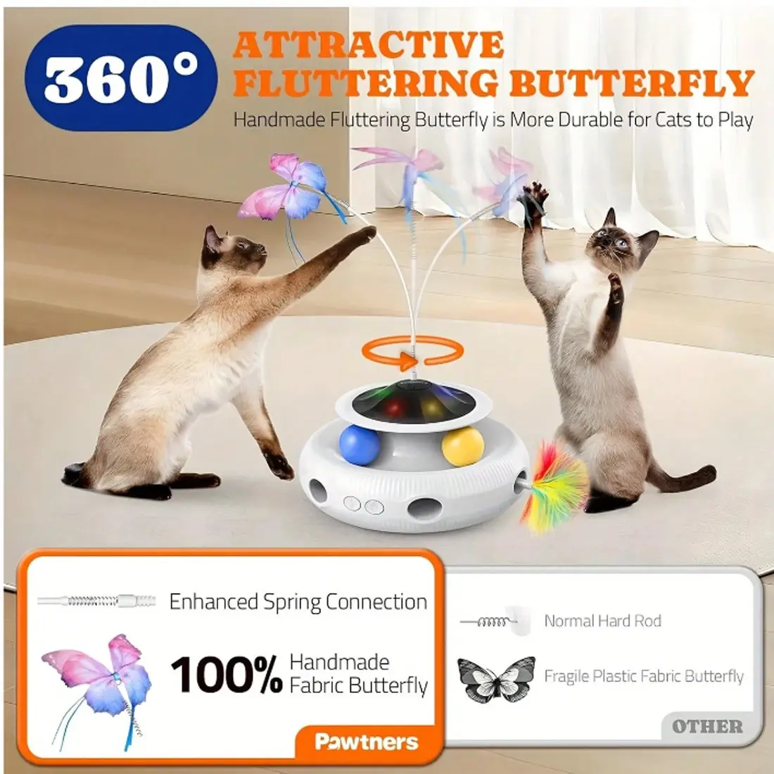 Multifunctional Electric Cat Toy Interactive Indoor Playing