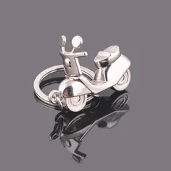 Creative Metal Imitation Motorcycle Keychain - View 1