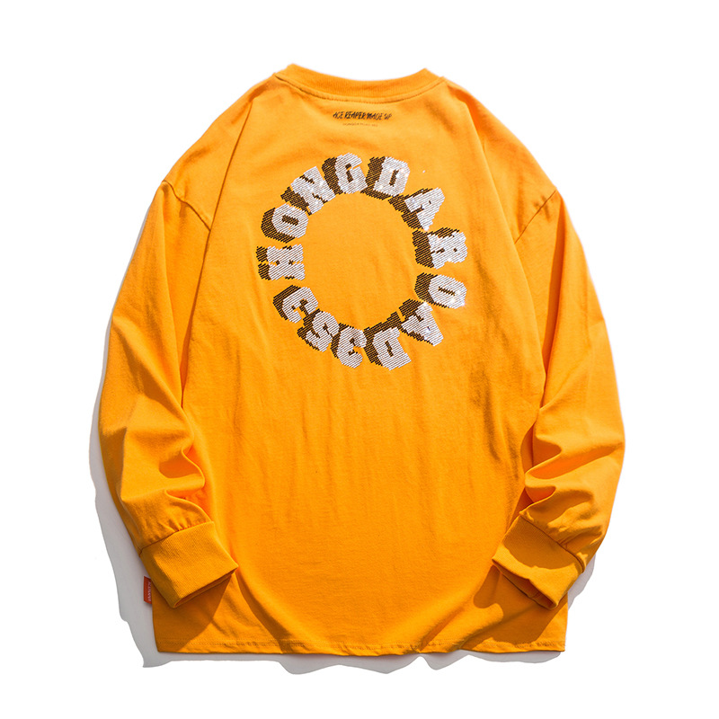 American Tide Brand Pullover Round Neck Creative Print