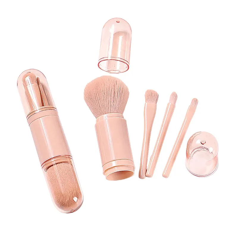 4in1 Portable Makeup Brush Set Beauty