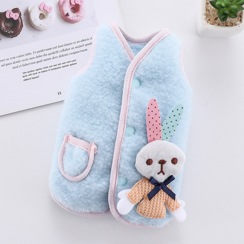 Blue bunny vest