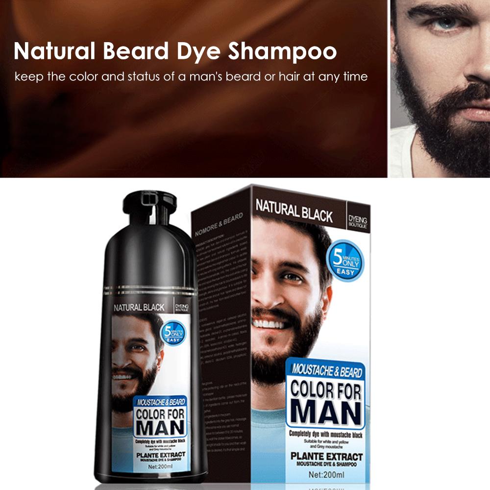 Beard Hair Color Shampoo For Men,Natural Permanent Beard DyeShampoo, Colors Hair In Minutes Long Lasting… image 4