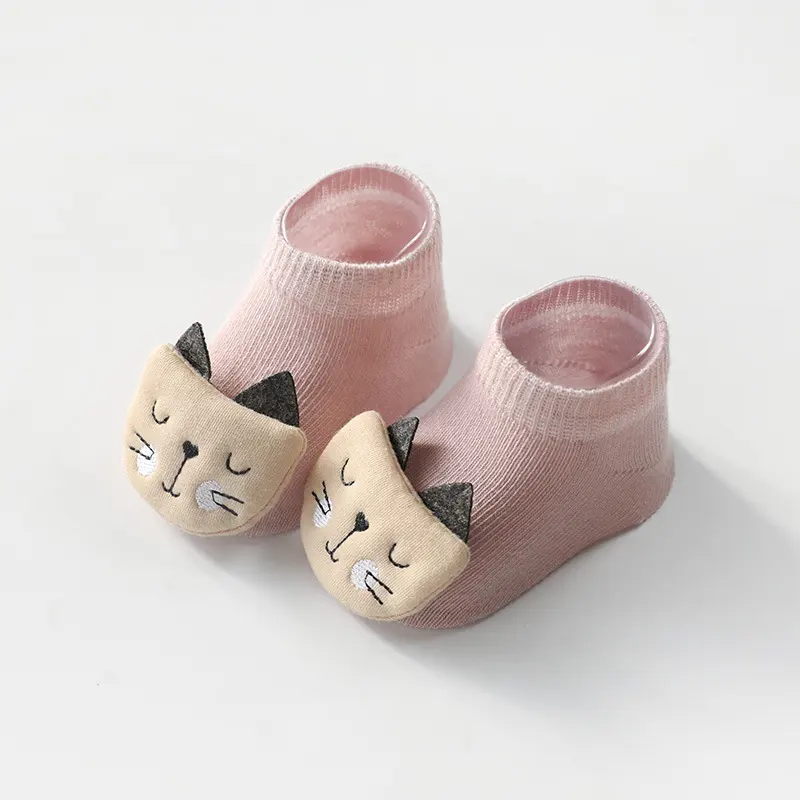Children's Socks Cartoon Animal Accessories Baby Dispensing Non-slip Glue
