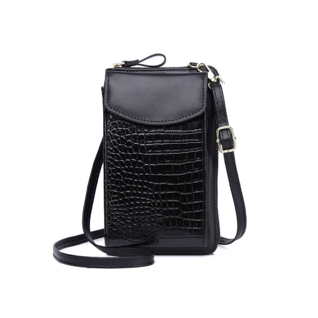 Multifunctional Crossbody Vertical Cover Type Mini Shoulder Black - Shop at LoveMi