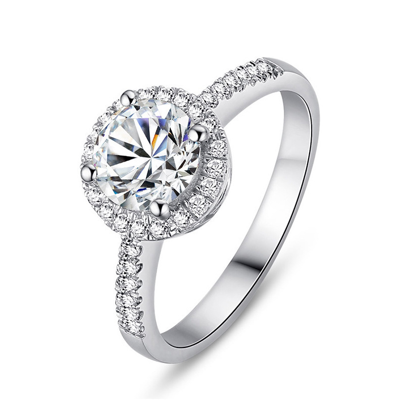 Bague en Moissanite Simulée — Élégance et Brillance - image 5