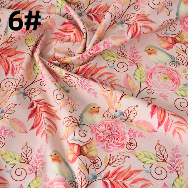 Soft Thin Skirt Plant Flower Pastoral Fabric Cotton 6 Style - Shop at LoveMi