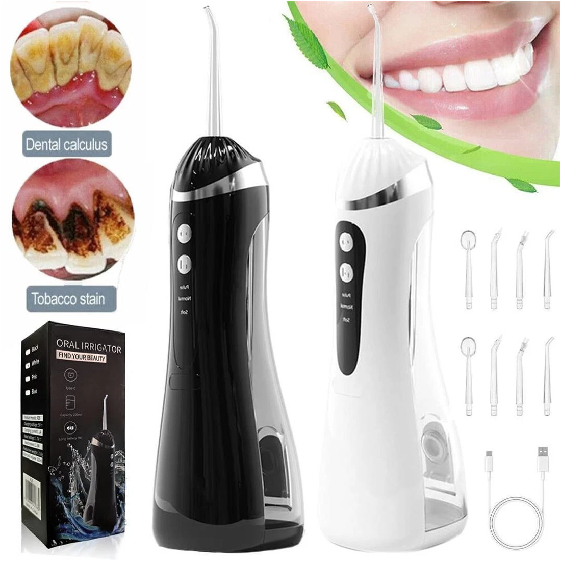 Ultrasonic Tooth Cleaner Electric Dental Scaler Tartar Plaque Calculus Remover — image 2