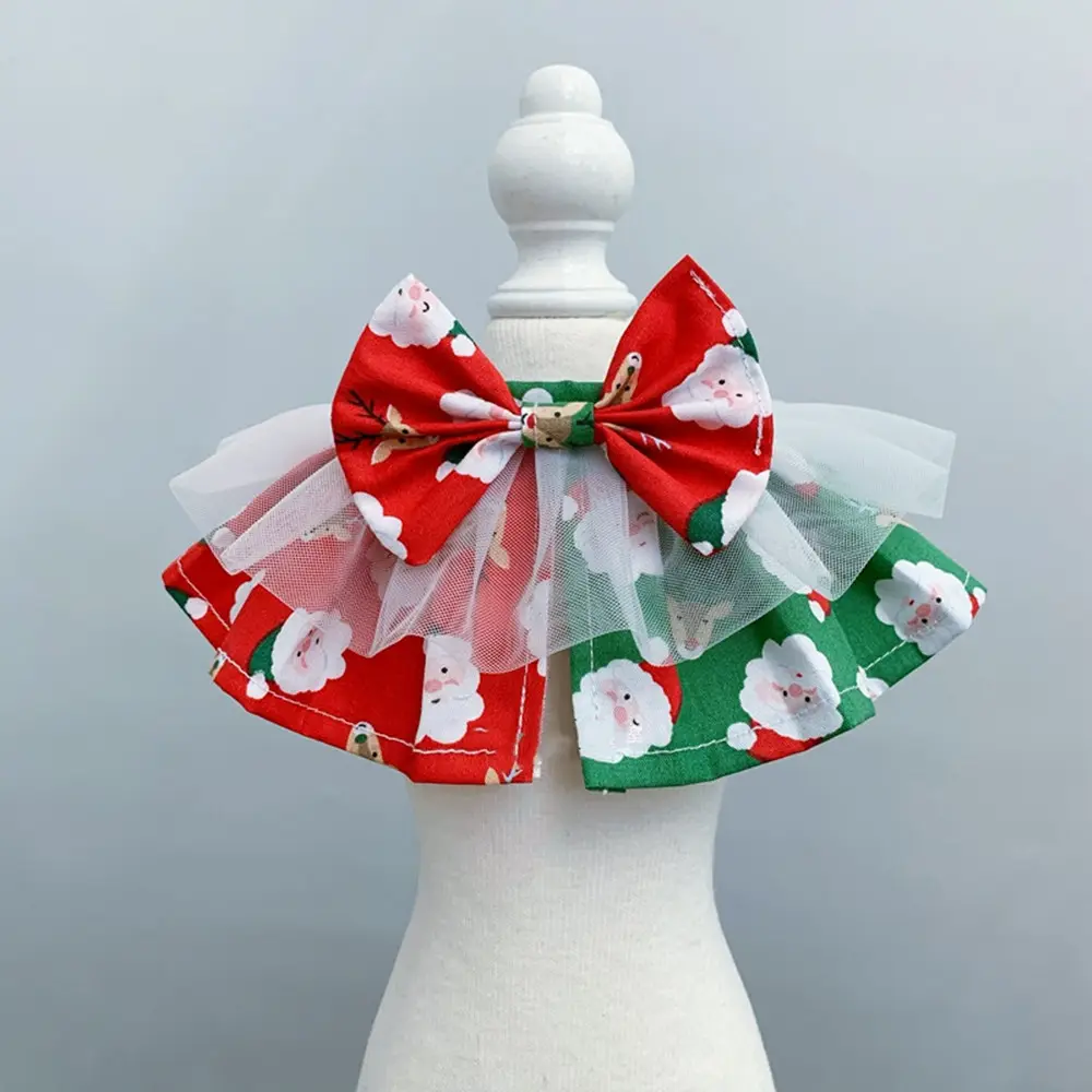 Cat CollarChristmas Pet Dog Red Scarf Medium