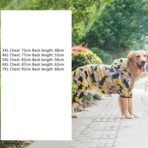 Summer Dog Thin Pet Clothing Vest Camouflage Yellow - Shop at LoveMi