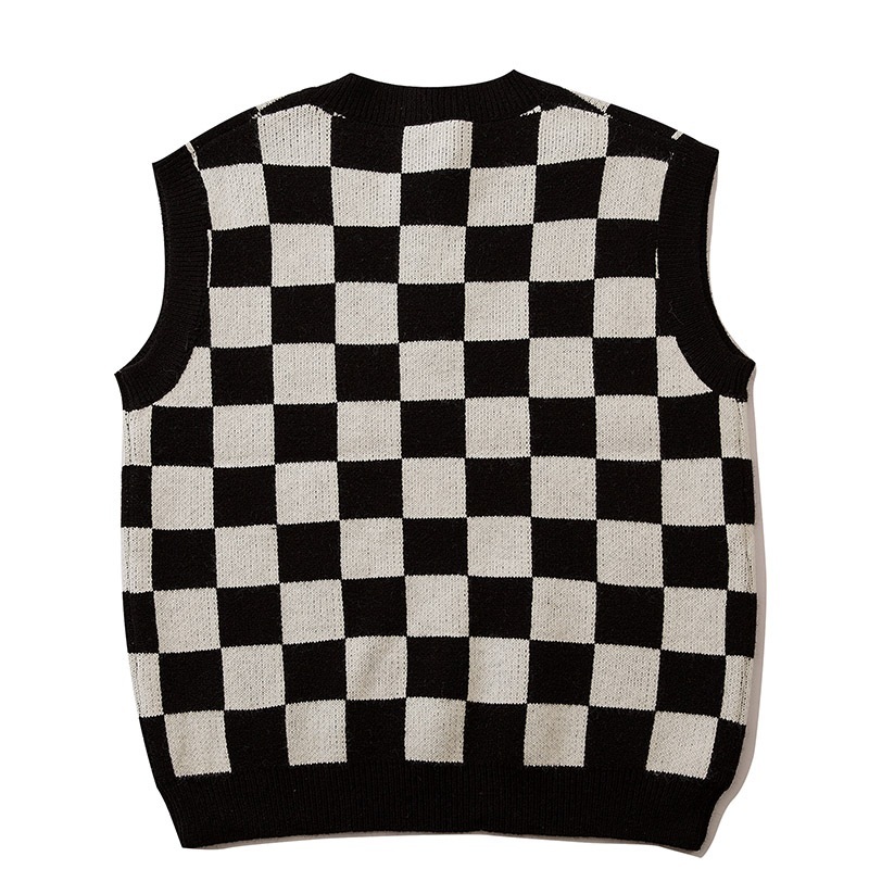 Street Loose Couple Casual Sleeveless Sweater