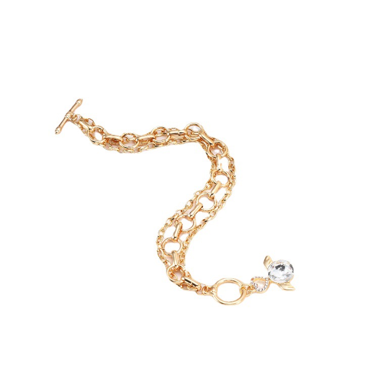Multi-layer Chain Love Angel Pendant Bracelet