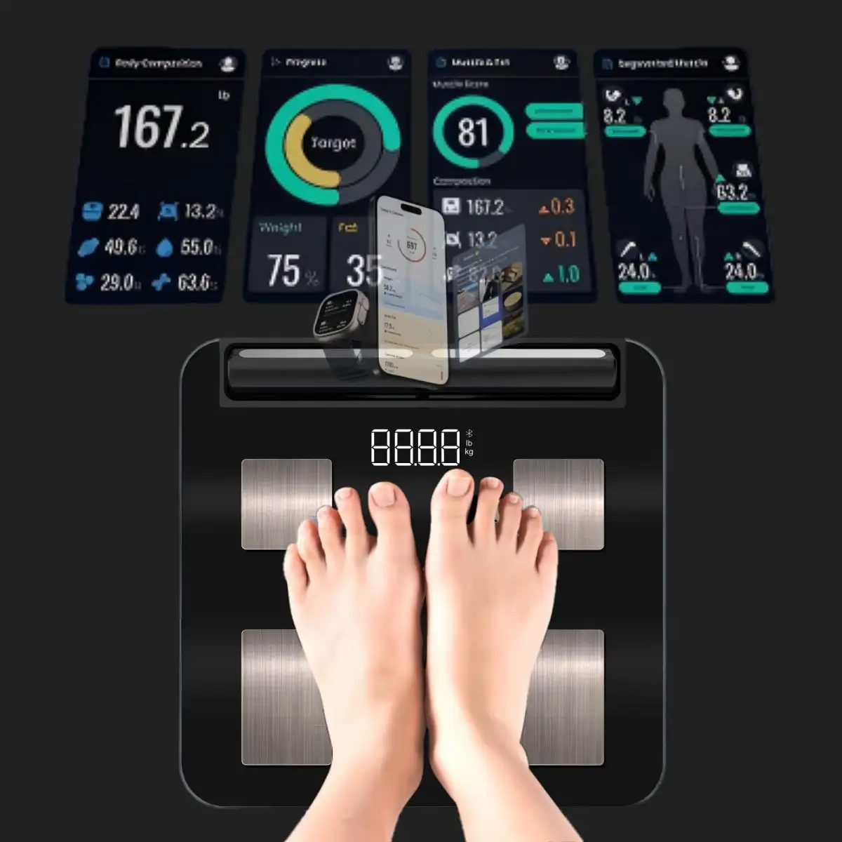 Smart Scale For Body Weight, Pod Scale