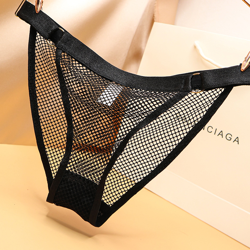 European And American Women's Sexy Mesh Transparent Panties