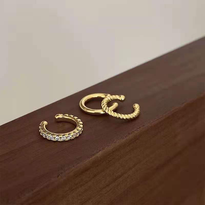 Korean Small And Exquisite Ear Clip Female High-end Personality Temperament Earrings