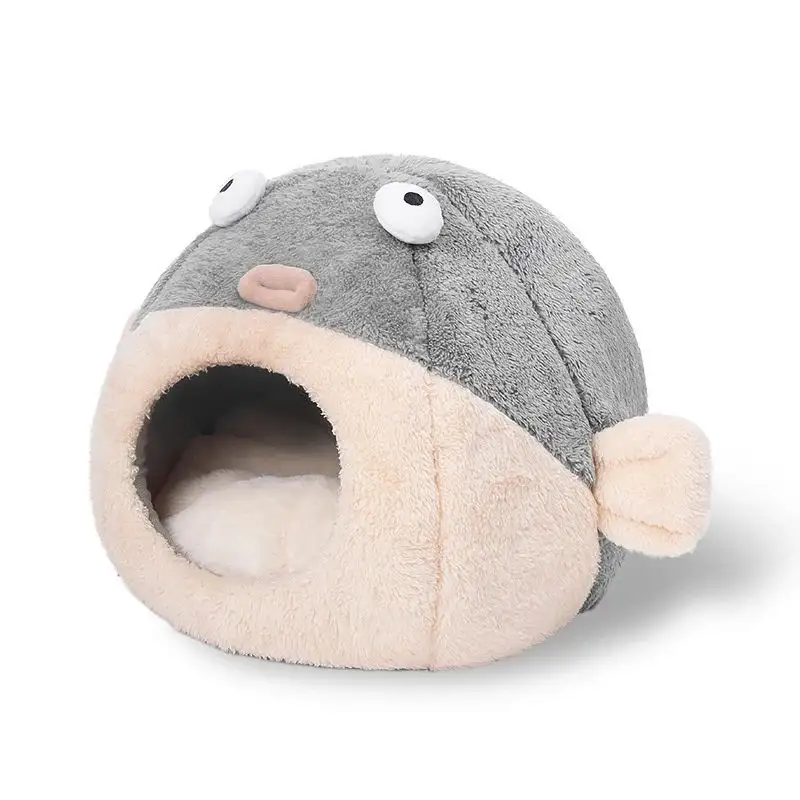 Cute Animal Cat Accessory Furniture Balloonfish-shaped Pet