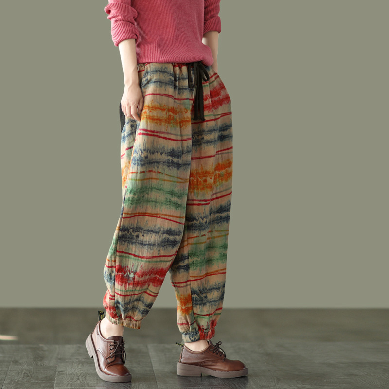 Title 5, Pantaloni Casual da Donna Slim Bloomers Vestibi...