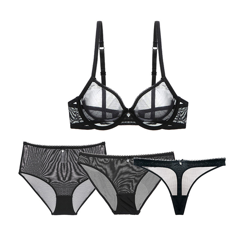 Title 3, Mesh Bra Set 4 Pieces Set