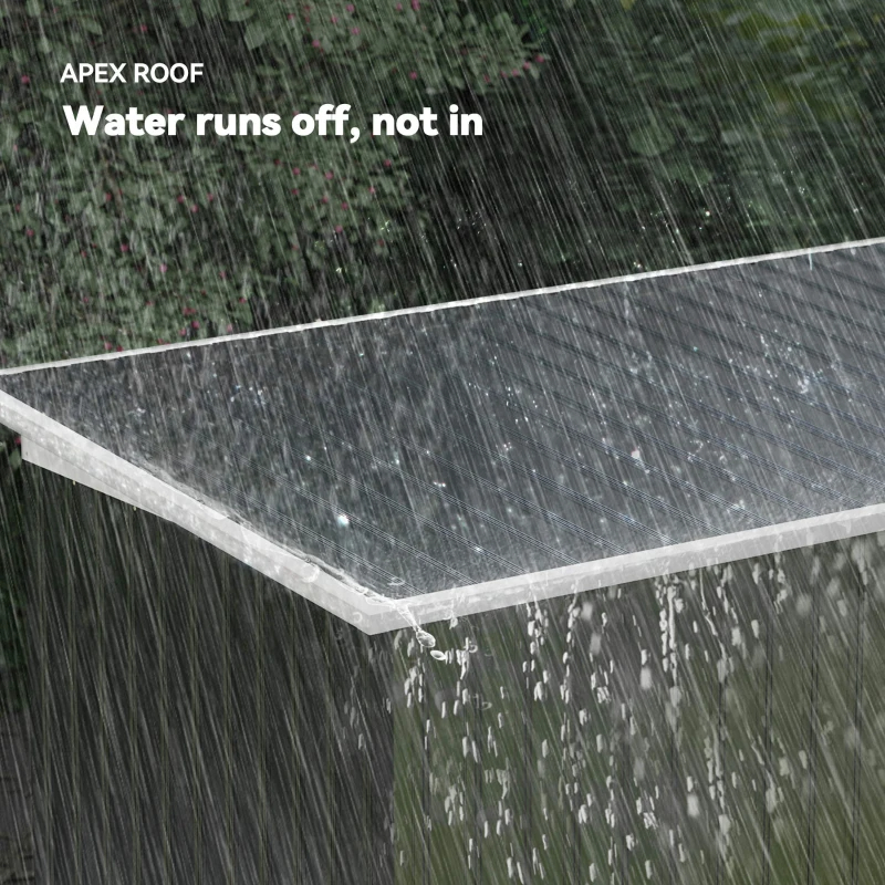 Metal Outdoor Storage Shed, Tool House With Double Lockable Doors For Backyard, Patio, Lawn, Garage, Dark Gray,Please Note The Dimensions And Weight In The Package Details Before Shipping.