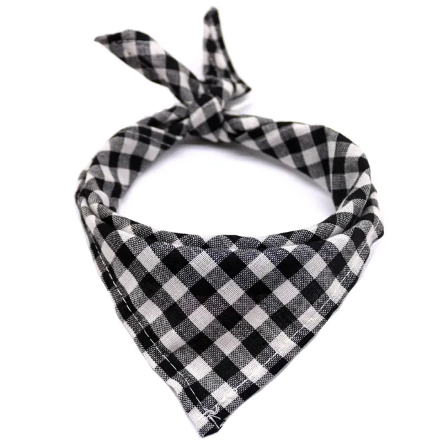 Pet Towelettes Dog Cat Plaid Black And White Lattice - Shop at LoveMi