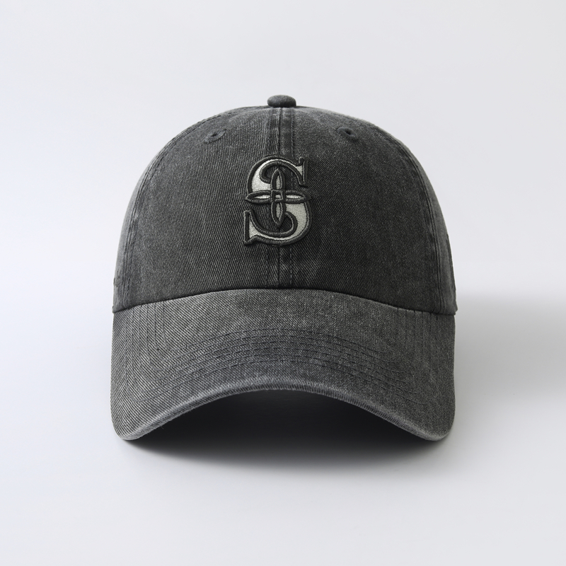 Washed 3D Embroidery Baseball Cap — image 12 of 14