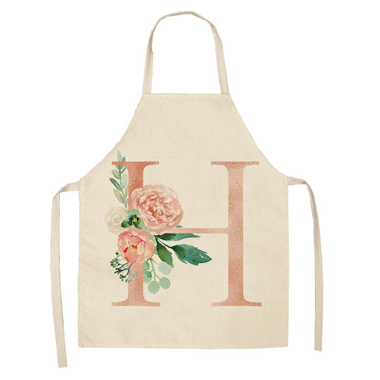 Title 15, Letter series cotton and linen apron