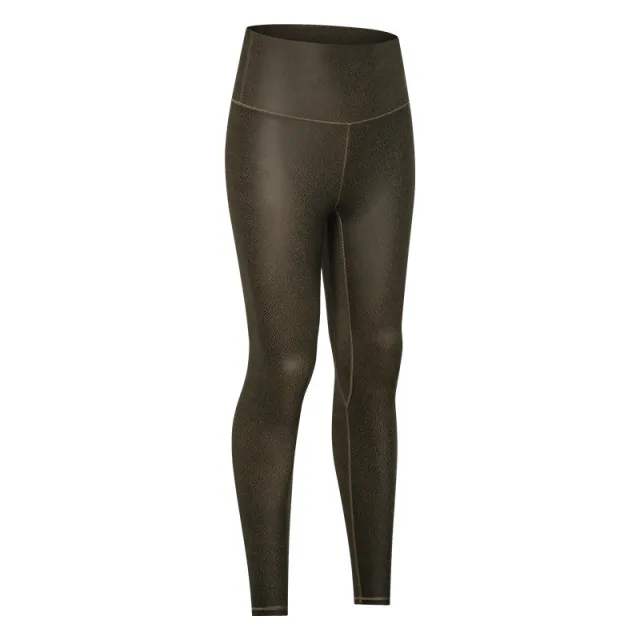 Tight Stretch Sports Fitness Pants Tinfoil Gold - Shop at LoveMi