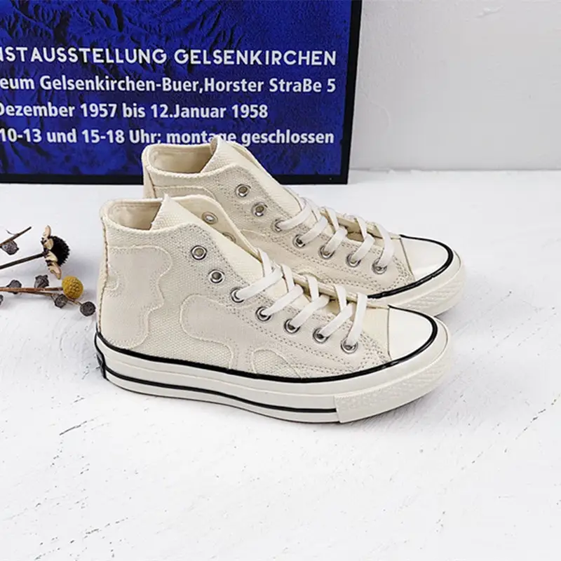 Stitching High-top Casual Shoes