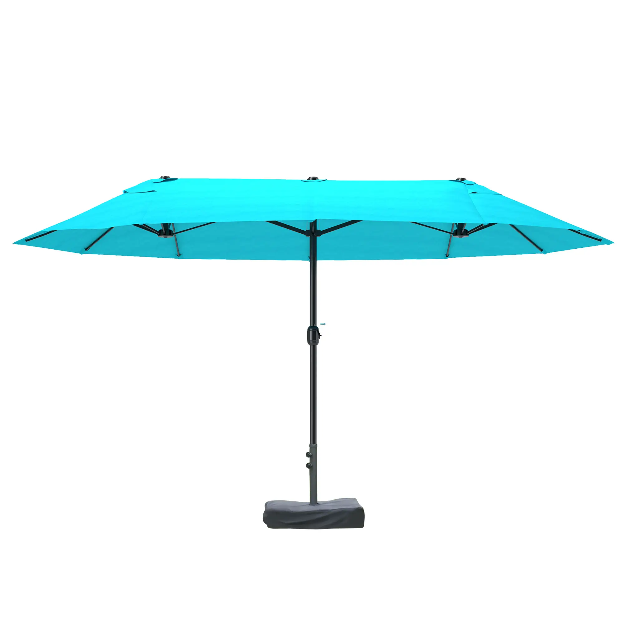 Patio Umbrella, 15 Steel Rectangular Outdoor Double
