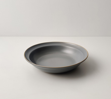 8inch soup bowl gray blue